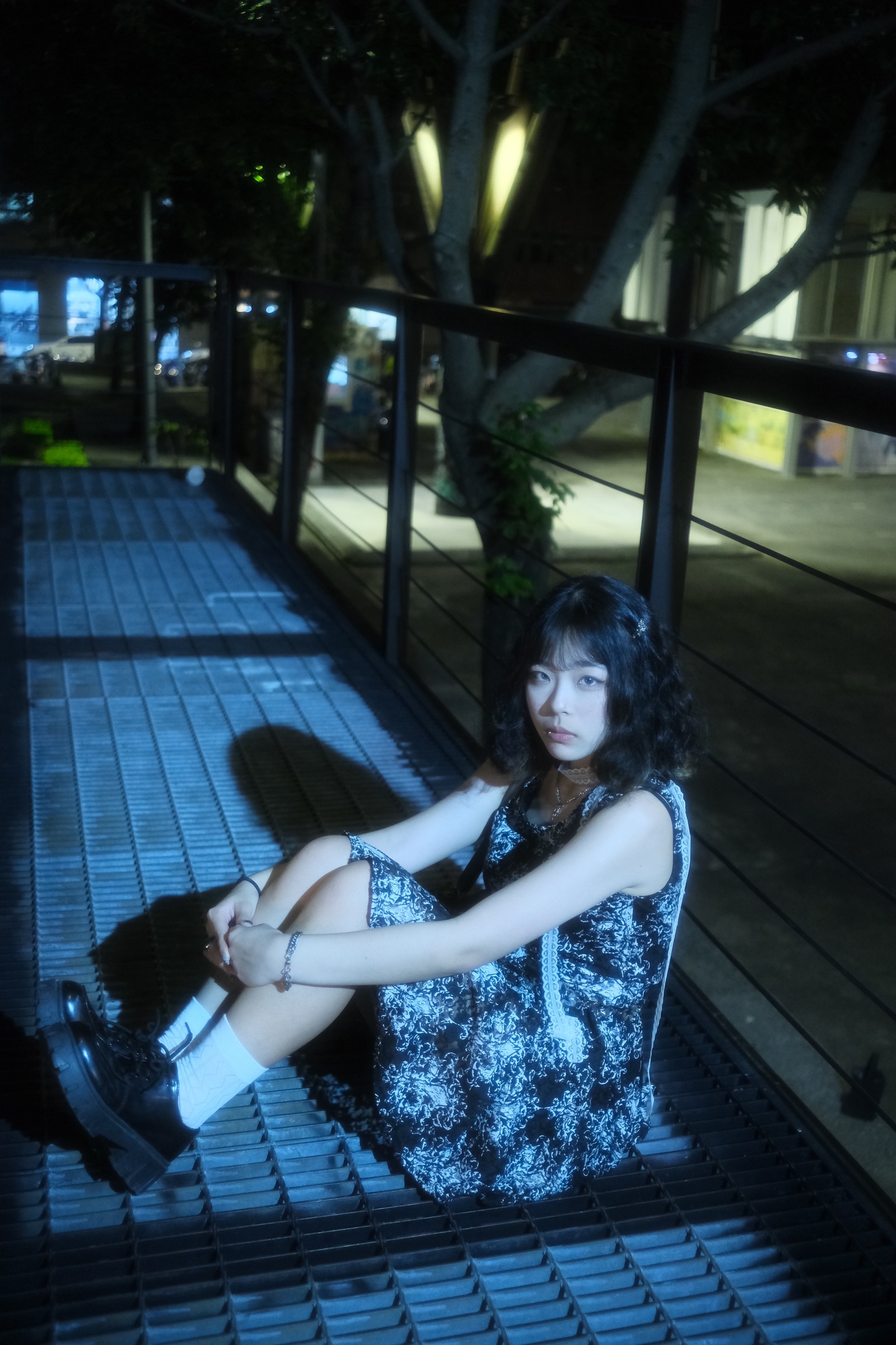 藍調系列直幅人像四